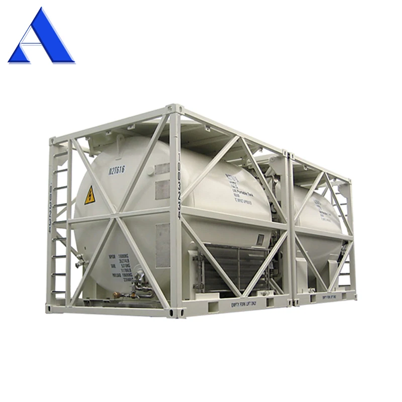 DNV 2 7-1 стандартная 20-футовая рама UN T11 из нержавеющей стали сумка для морских резервуаров емкостью от 16000 л до 20000