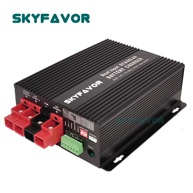 Multi-function 24V 12V DC to DC Charger 24V to 12V 60A B2B MPPT 50A Solar Battery Charger for 4WDs RVs Campers Trailers