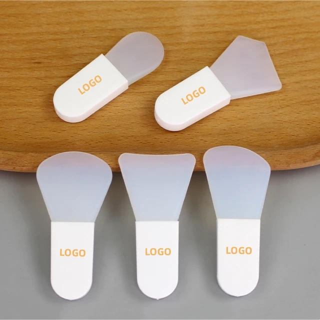 Beauty Silicone Makeup Brushes Portable Short Handle Silicone Facial Mask Brush Mini Size Body Face Mud Film Applicators