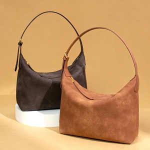 Factory Custom New Ladies High End PU Leather Women Armpit Underarm Shoulder Bag Women Single Strap Crossbody Shoulder Handbag