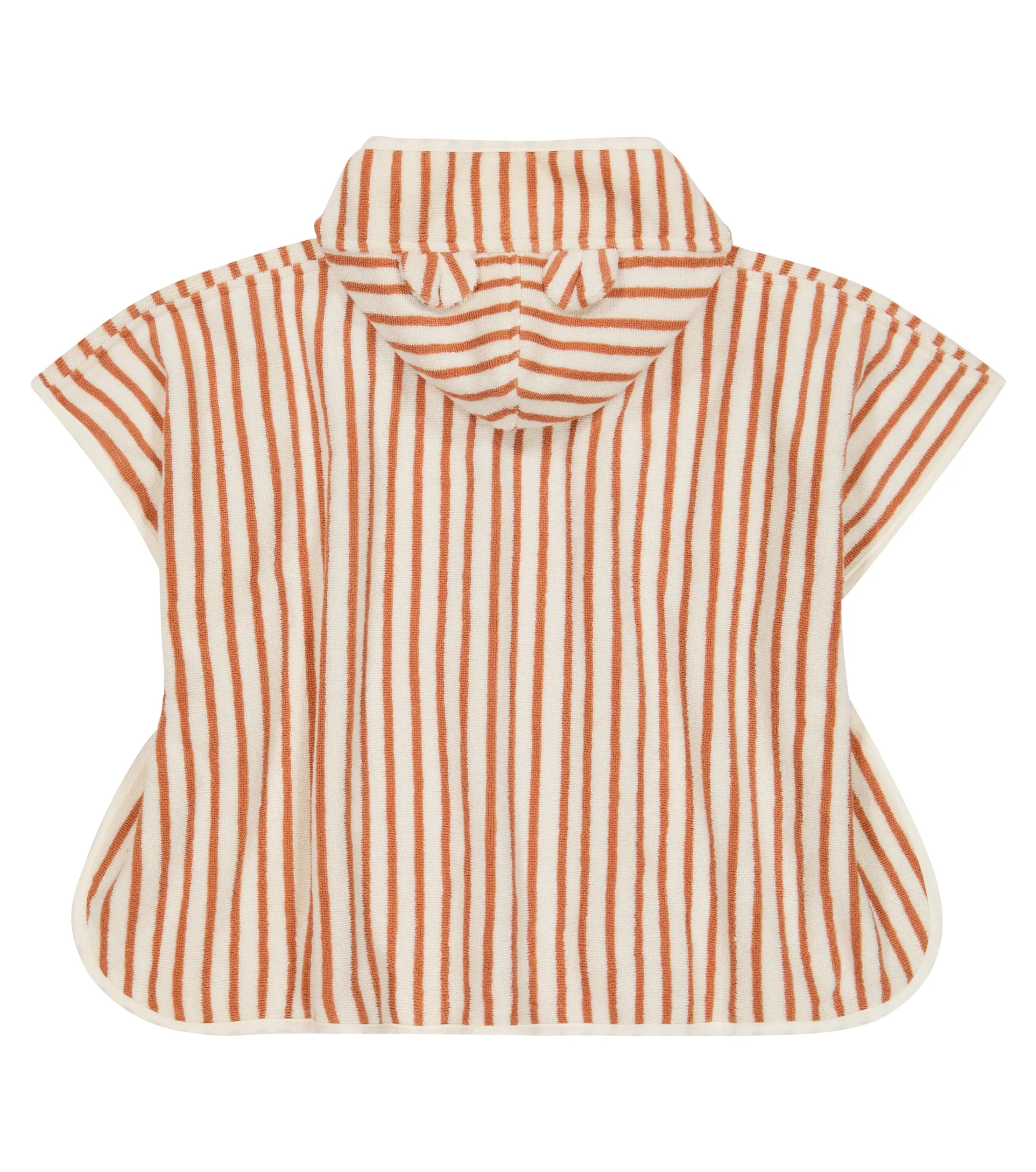 Super Soft Striped Kids Poncho Towel Organic Cotton Baby Bath Towel Thicker Kids Hooded Towel factory