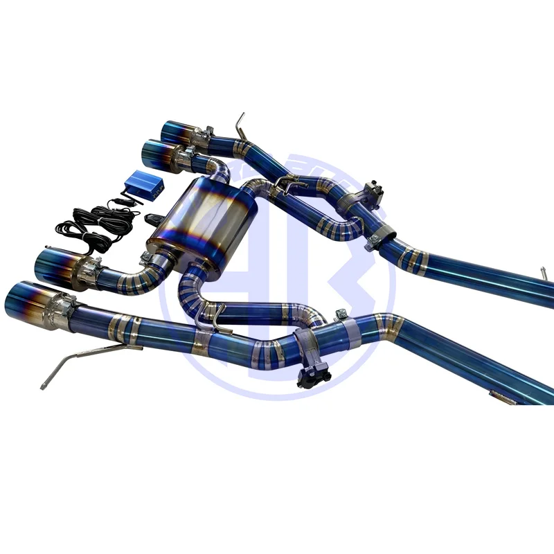 High Performance Titanium Catback Exhaust for BMW M3/M4/G80/G82 2021+ 3.0T With Muffler Valves Equal Length Exhaust Pipes System