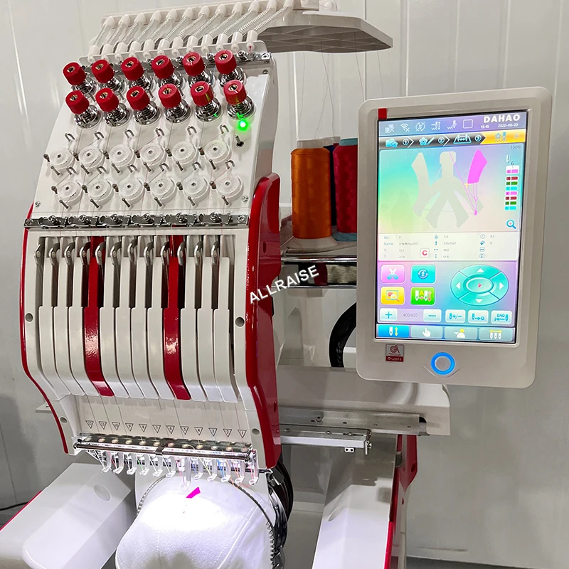 Automatic Digital 9 12 15 Needles 1 Head Embroidery Sewing Machine Computerized Embroidery Machine Garment Embroidery Machine