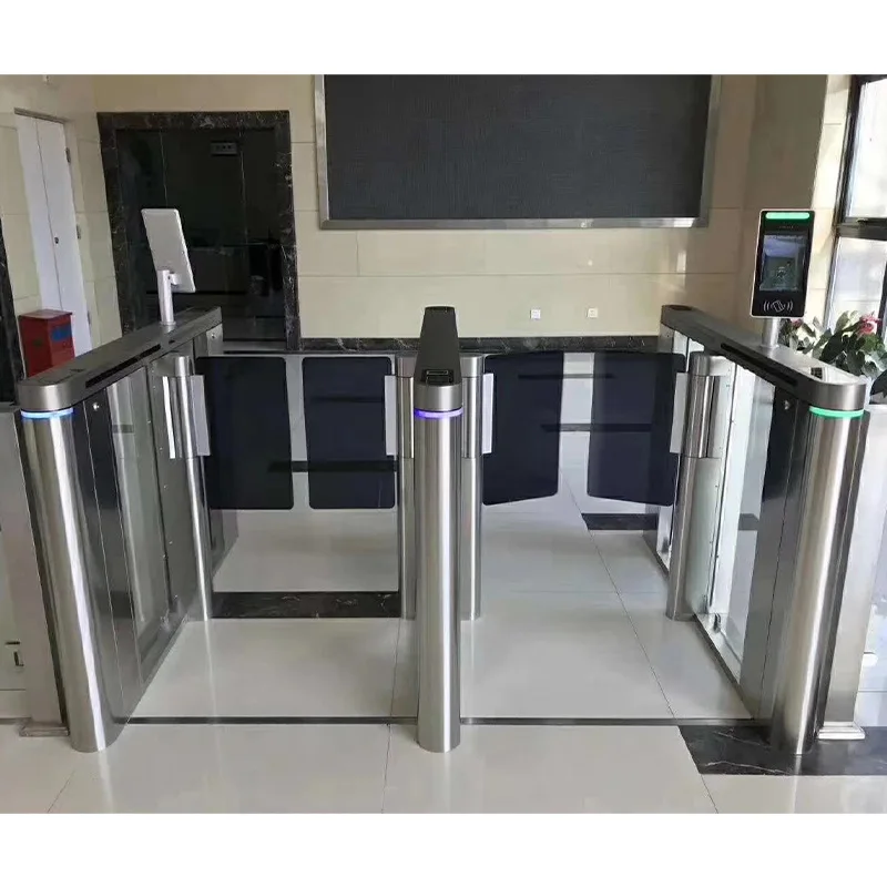 Zento Face Recognition Door Automatic Induction Speed Lane Turnstile for Supermarket Entrance and Exit