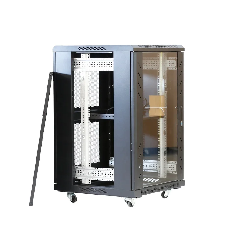 
 Стеклянная дверь, домашняя сетевая стойка 19 дюймов сетевое оборудование стеллаж для выставки товаров (автономный) 12u 15u 18U шкаф  