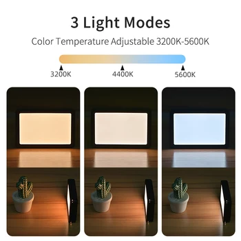 KingMa Mini Bi-color Camera Led Light for Makeup Shooting Vlog Led Panel Light for Sony Camera product image