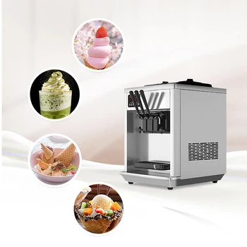 Soft serve ice cream machine Automatic DIY Mini ice cream maker for home  Appliances ice popsicle machine kitchen Appliances - AliExpress