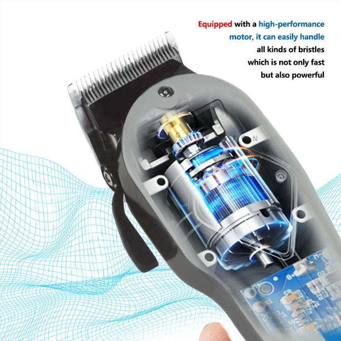 New Popular Model Strong Powerful Men Hair Cutting Barber Hair Styling Tool Cheap Price Hair Clippers with Cord