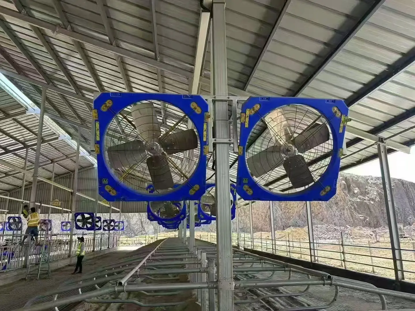Feet Cowshed Fan, 1120/1220/1380/2000mm, Wall - detail 2