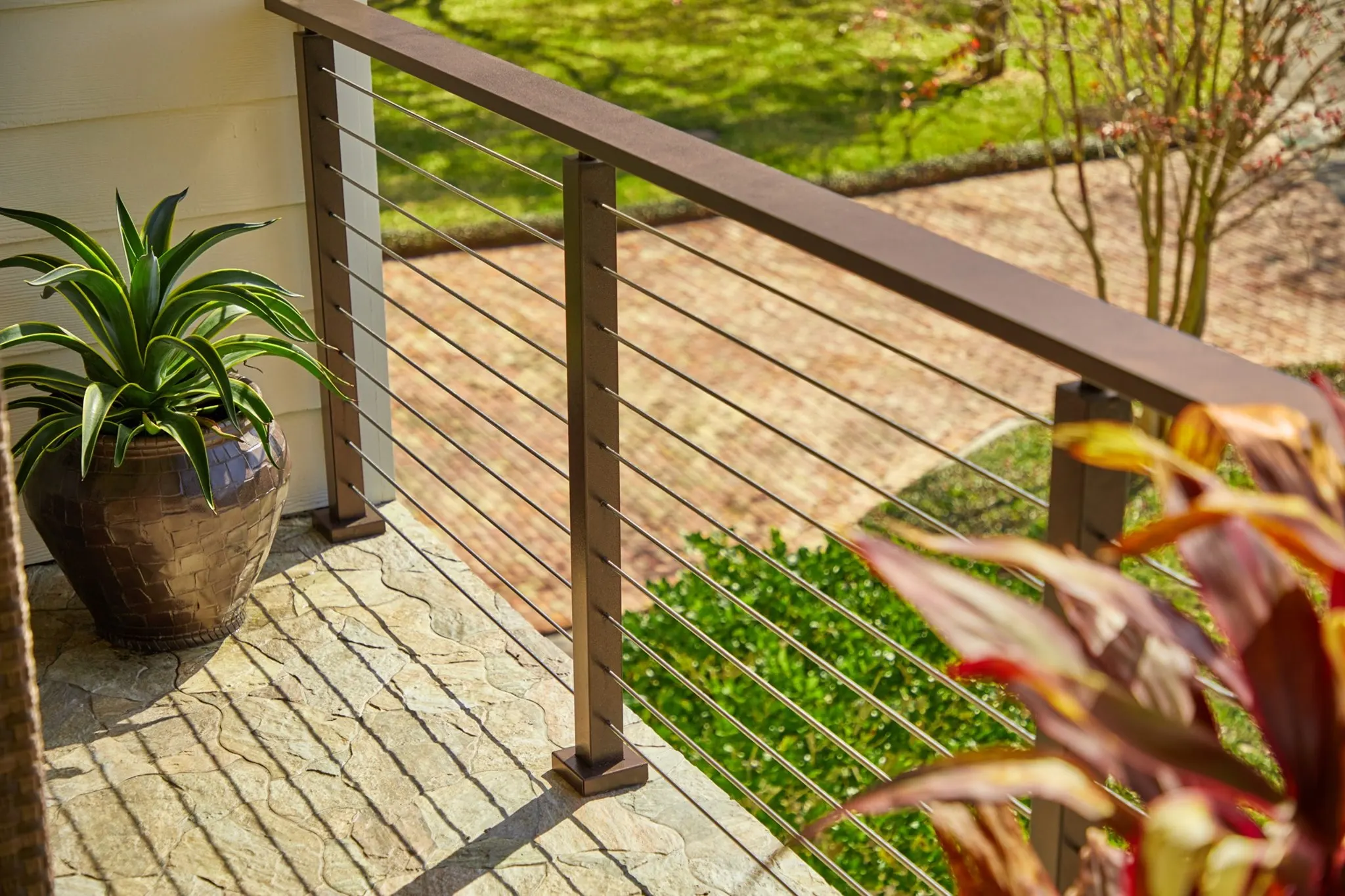 Deck Railings Stainless Steel Fence Post Cable Railing