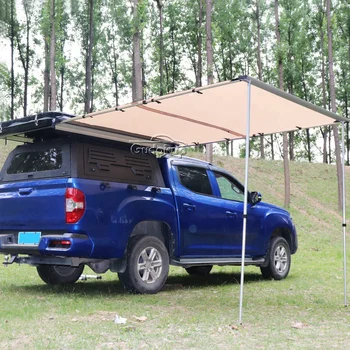Truck camping car outdoor awning tent car roof top side awning for pickup hilux revo dmax