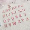 Pink(single letter price, pls note  the letter you need)
