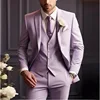 Light purple suit vest and dress pants