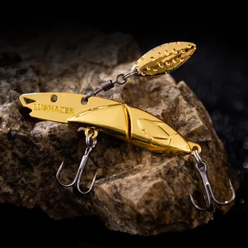 Cheery Metal Sinking Spinner Spoon Hard Bait 7g 10g 15g 20g VIB Fishing Lure Isca Artificial Bass Pike Bait – Metal Jig – view 3