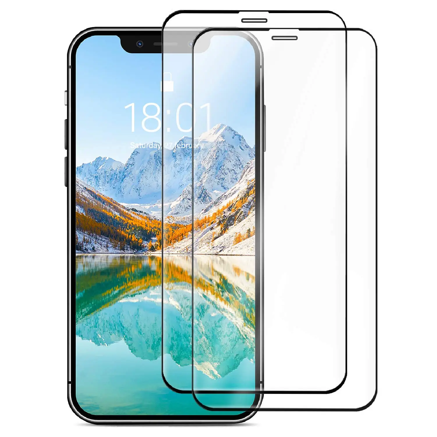 product laudtec premium protektoren film hd klarglas 25d 9h displays glass for iphone 16 17 pro max 13 12 11 pro 16 plus xs-2