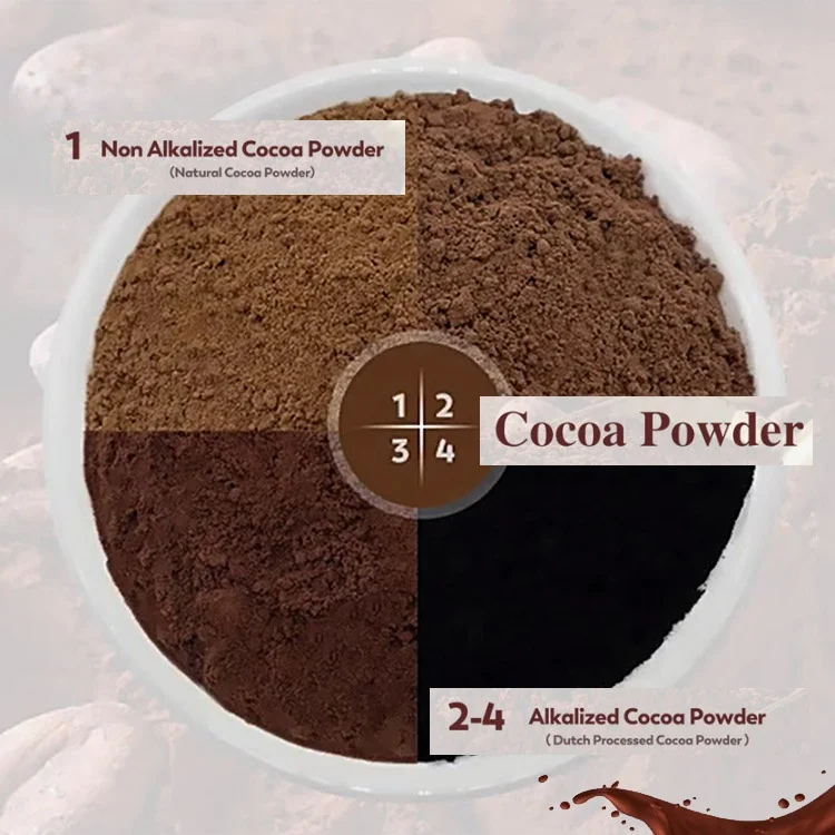 Bulk Price Dutch Process Dark Alkalized Cocoa Bean Powder