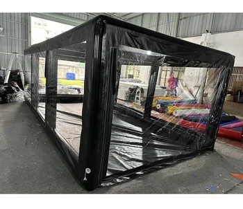 Folding PVC airtight inflatable car garage tent custom inflatable car cover show tent for carport