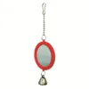 Red round mirror 8*22cm/45g