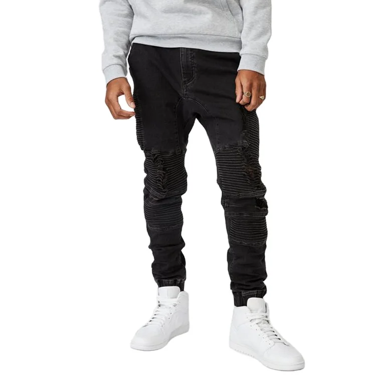 cuffed jogger jeans mens