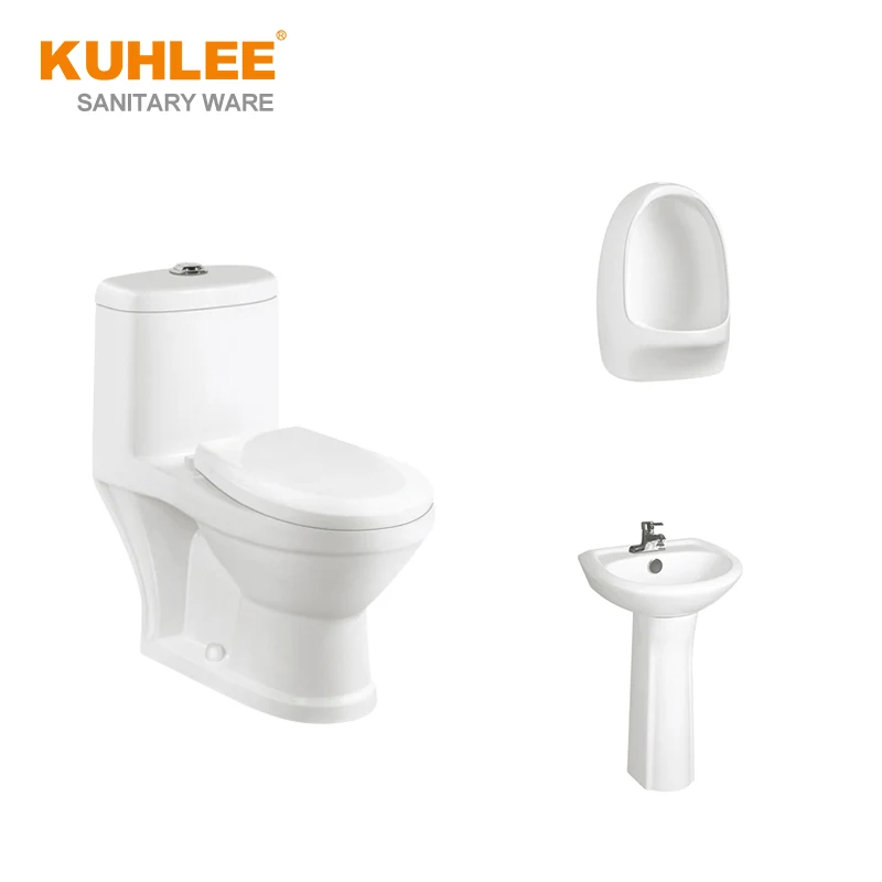 Sanitary Ware Bathroom Kids Toilet One-Piece Toilet With Child Basin Urinal Suite For Children