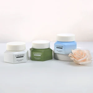 Factory Wholesale Hexagonal Simple Shape 1 OZ 30ml Glass Jar