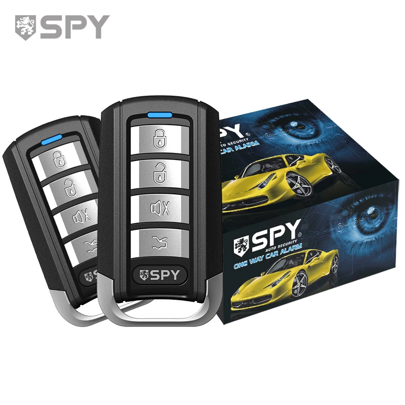 SPY One Way Immobilizer Universal Smart Remote Start Car Alarm System Security
