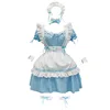 Blue [skirt, apron, hand rings, leg rings, neck ornaments, headdress]