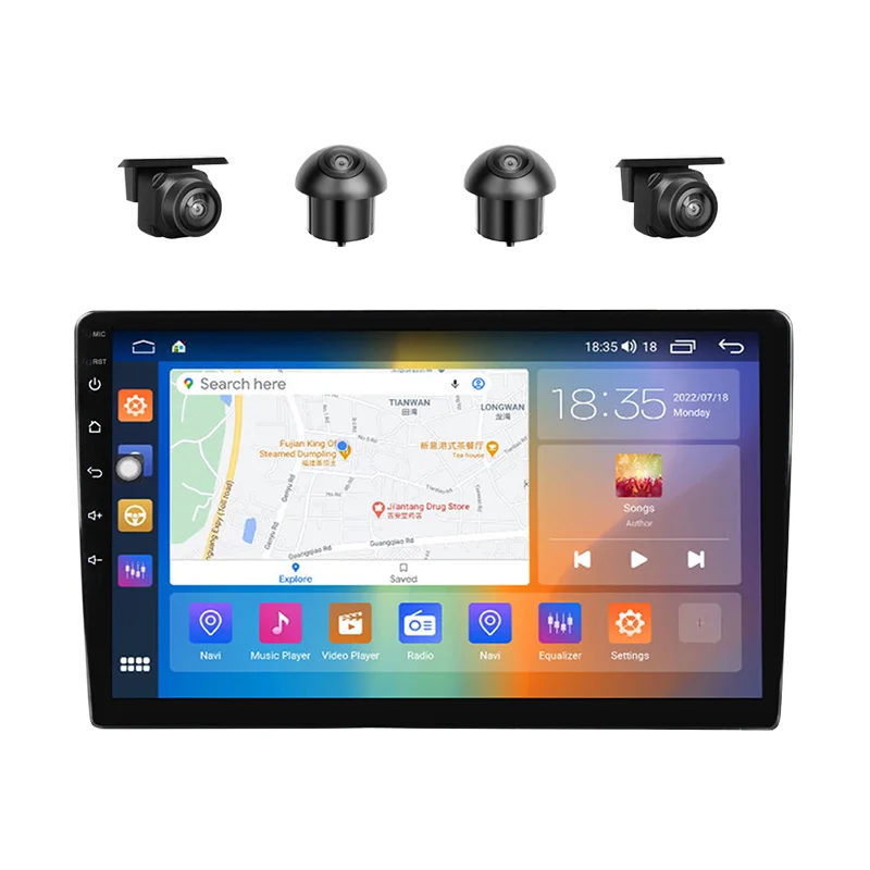 Inch 6+128GB 7862 8Core DSP Carplay OLED 360 Camera Universal Android Car  Dvd Radio Player Car Stereo Audio