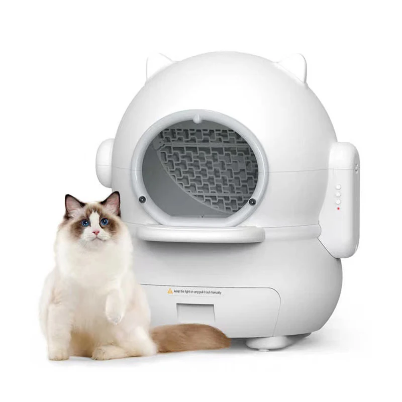 Factory Intelligent Automatic Cat Litter Box Large Capacity Safety Protection for Multiple Cats Smart Self Cleaning Litter Box