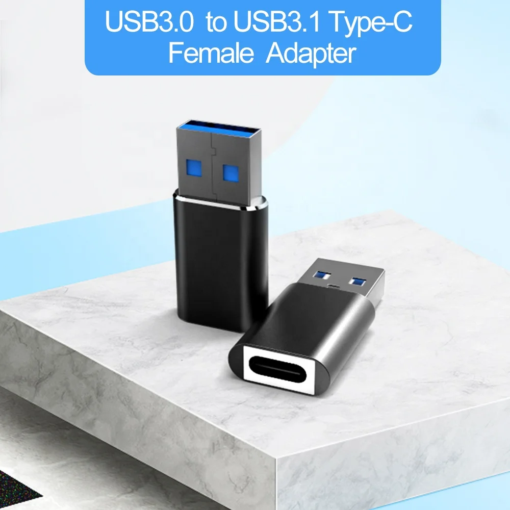 
 USB-C Женский USB Male адаптер Type A порт зарядное устройство Кабельный соединитель для iPhone 11 12 Pro Max, маленький размер, Samsung Galaxy Note10 S20  