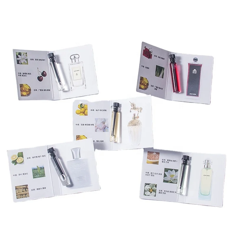300gsm White Card Sample Fragrance Tester Perfume Holder Paper Card