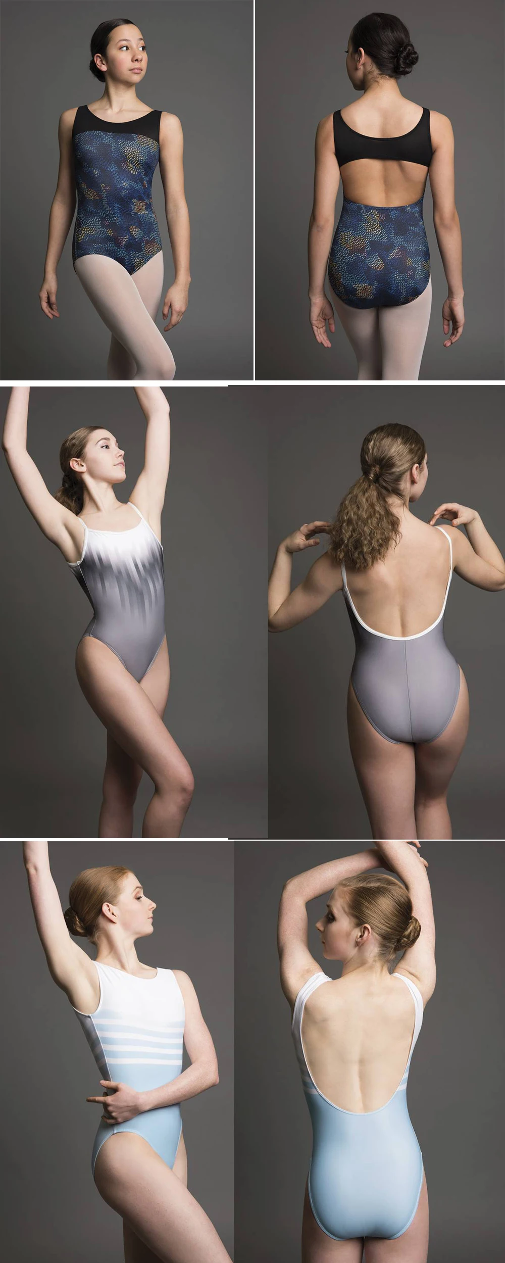 Long Sleeve V Neck  Unitard