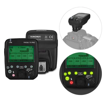 YONGNUO YN560-TX PRO 2.4G On-camera Flash Trigger Wireless Transmitter for Canon DSLR Camera YN862/YN968/YN200/YN560 Speedlite detail image