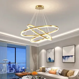 Nordic Chic Modern E26 Small Chandelier for Luxury Villas Home Decor Duplex Staircases Loft Apartments 3000K CCT Adjustable