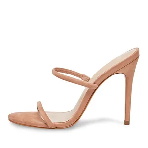 Custom Shoes Strappy Sandals Ladies Slippers High Heel Mules for Women