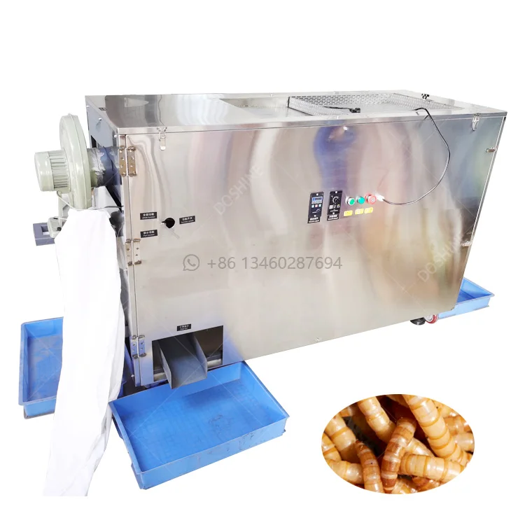 Multifunctional Mealworm Sorting Machine for Big Small Dead Worms Sort Yellow Mealworm Screening Machine