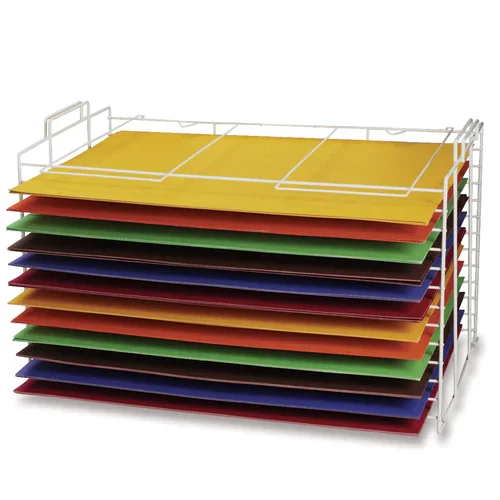Metal Scrapbook Paper Display Rack - Eco-Friendly & Stylish