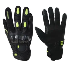 Безопасные кожаные мотоциклетные перчатки на