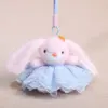 Wedding dress pink rabbit blue-13cm 70g