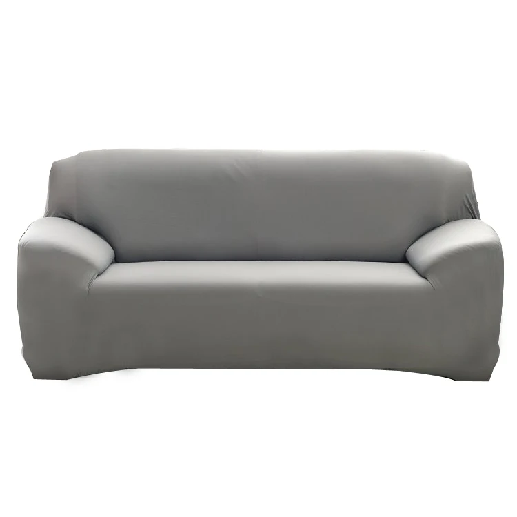 Чехол на диван из спандекса на заказ, однотонный нескользящий чехол на диван, простой всесезонный универсальный чехол на диван с подлокотником