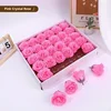 Rose de cristal rose
