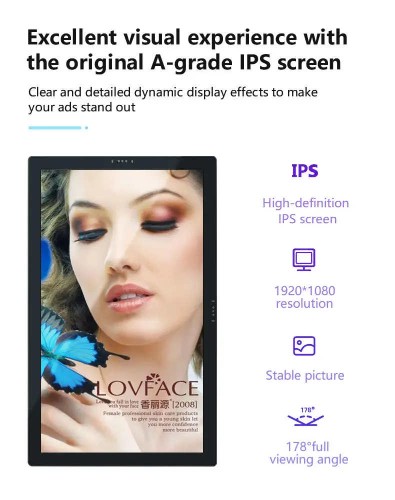 Oem Wholesale 23.8 Inch 24 Inch Plastic Lcd Wall Mount Pc All In One