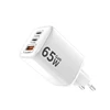 PRISE EU 65W USB + 2 USBC Blanc