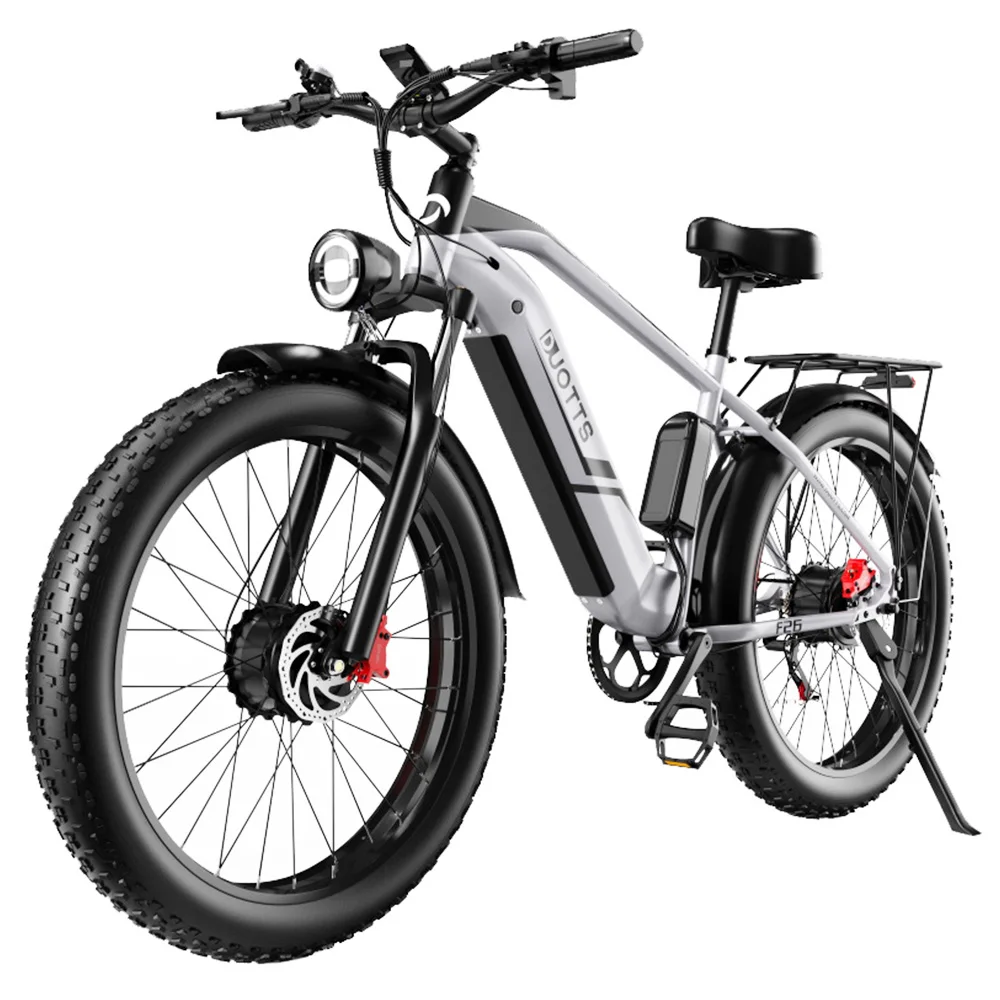 Duotts F26 Elektro fahrrad Fat Tire Elektrisches Mountainbike Doppel motor Offroad MTB Cycle 26*4.0 Ebike Beach Cruiser für Schn