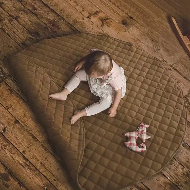 Baby Play Mat,Extrathick & Extralarge Round Floor Pad,Designed For