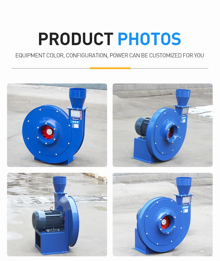 Explosionproof High Pressure Centrifugal Fan Noise Reduction Big Air
