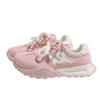 Huanqiu KMJH1628 Retro Sneakers - Height-Increasing Training Shoes