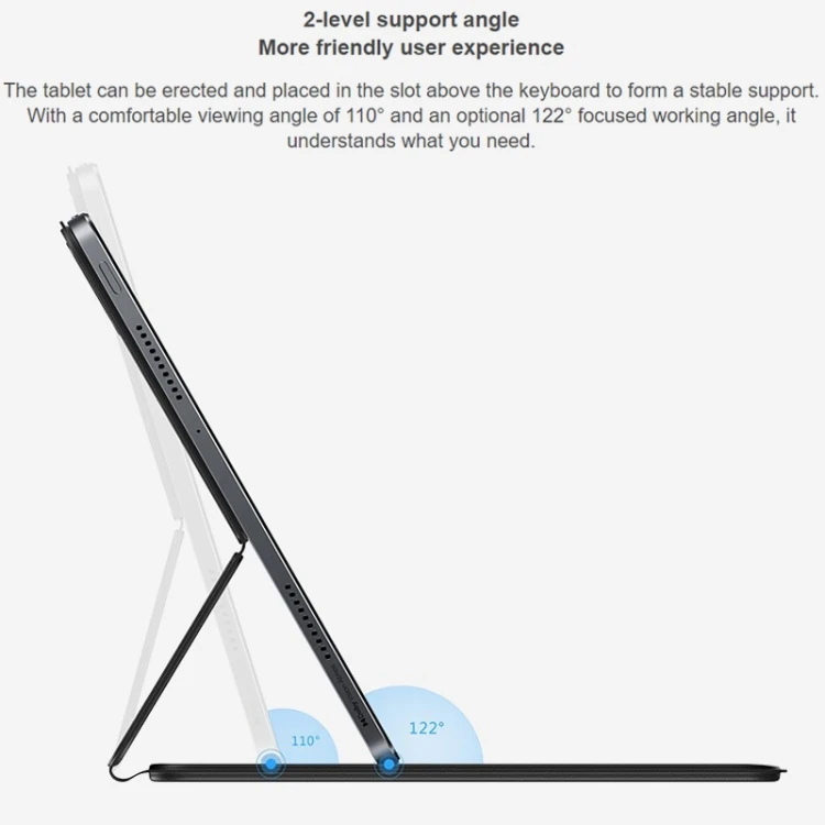 Xiaomi Pad 5 Pro 12.4 Keyboard - Magnetic & Leather Case