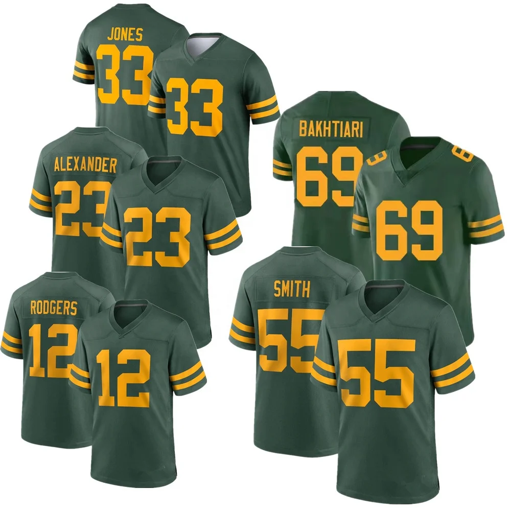 Wholesale Aaron Rodgers Green Bay Jerseys #12 Stitched VP Limited Jersey  Rodgers Fashion Sports USA Football Game Jerseys - Green From m.