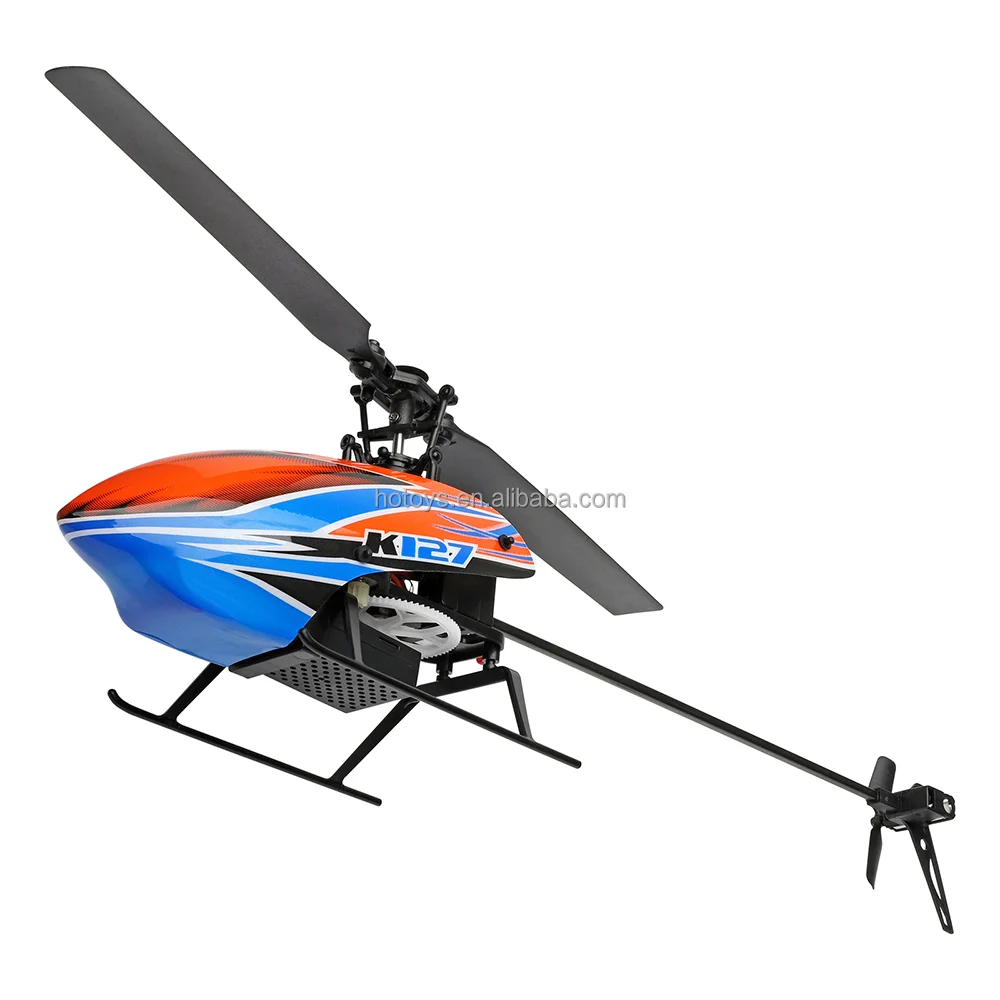 New Designed K127 Remote Control Helicopter 2.4 GHz 4CH 6 Gyro Double Motor Large Altitude Hold RC Toys With Air Pressure